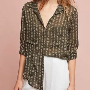 Anthropologie Cloth & Stone Blake Buttondown